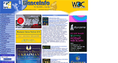 Desktop Screenshot of danceinfo.com.ua